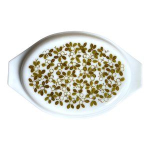 Vintage Pyrex Verde Olive Berry Avocado Green Oval Casserole REPLACEMENT LID